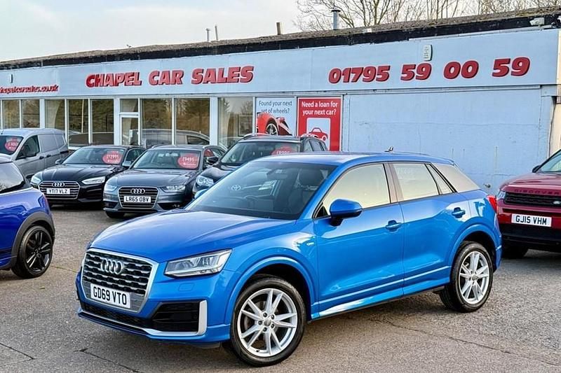 Used Audi Q2 S-Line 116 HP (85 kW) 2020 Blue SUV
