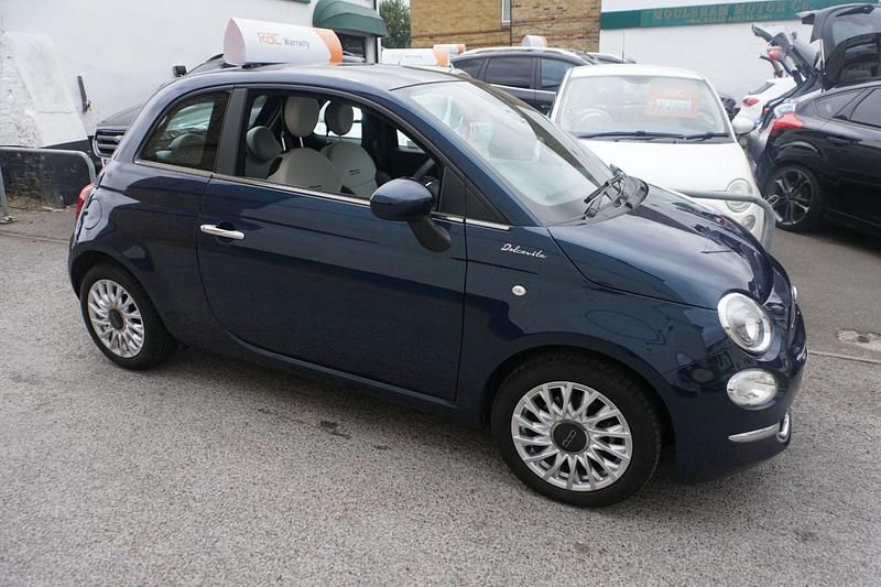 Blue Used 2023 Fiat 500 Dolcevita Hatchback | £10,750 (Fair price) - Image 1/4