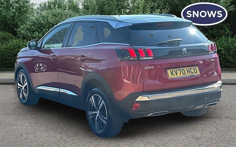 Used Peugeot 3008 GT-line 181 HP (133 kW) 2020 Red SUV