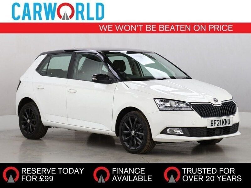 White Used 2021 Skoda Fabia Colour Edition Hatchback | £8,990 (Good price) - Image 1/3
