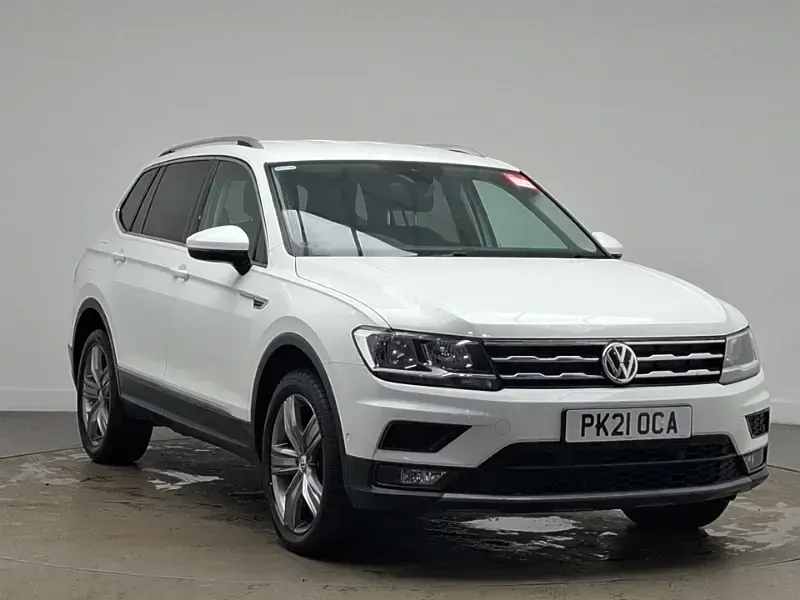 Usado VW Tiguan Allspace Match 150 HP (110 kW) 2021 Branco SUV