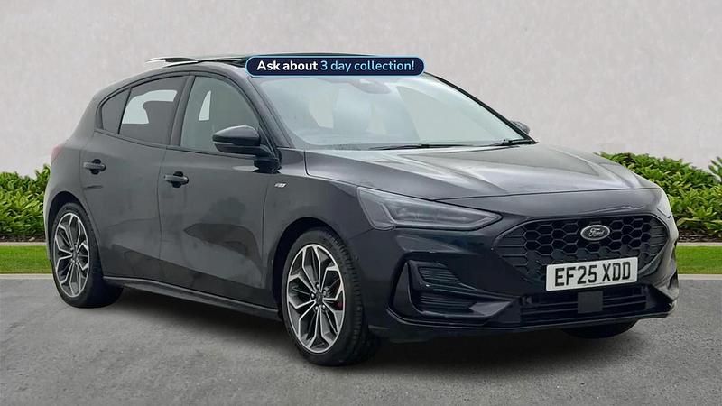 Used Ford Focus ST-Line X 125 HP (91 kW) 2025 Black Hatchback