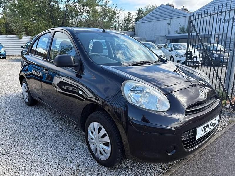 Black Used 2011 Nissan Micra Visia Hatchback | £4,000 (A bit pricey) - Image 1/4