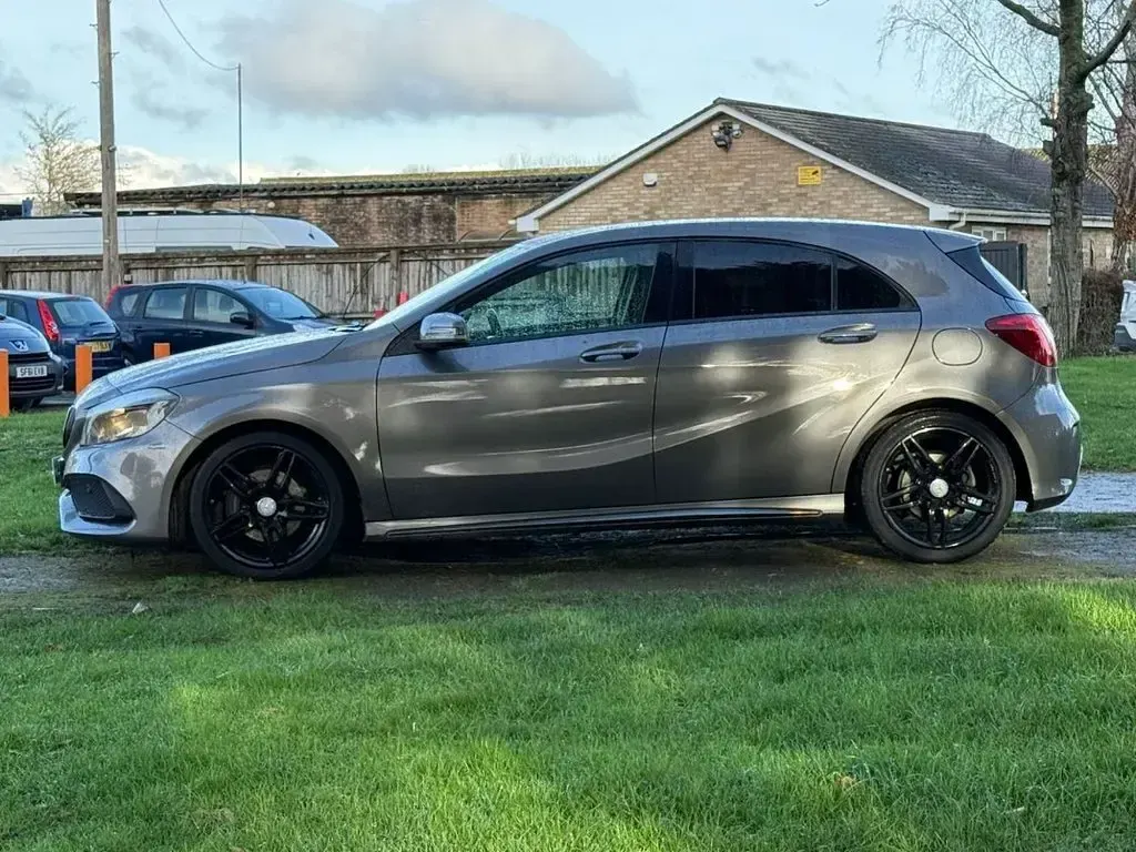 Used Mercedes A180 AMG line 109 HP (80 kW) 2017 Grey Hatchback