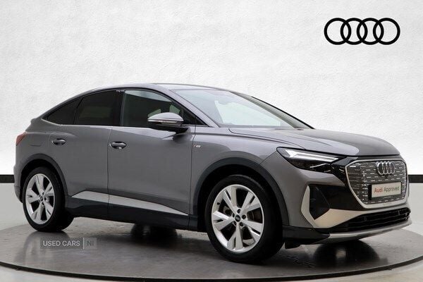 Grey Used 2023 Audi Q4 e-tron S-Line SUV | £31,790 (Good price) - Image 1/4