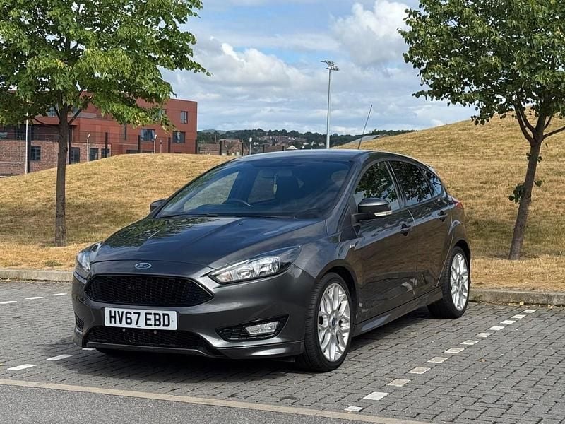 Grey Used 2017 Ford Focus ST-Line Hatchback | £6,490 (Super price) - Image 1/4