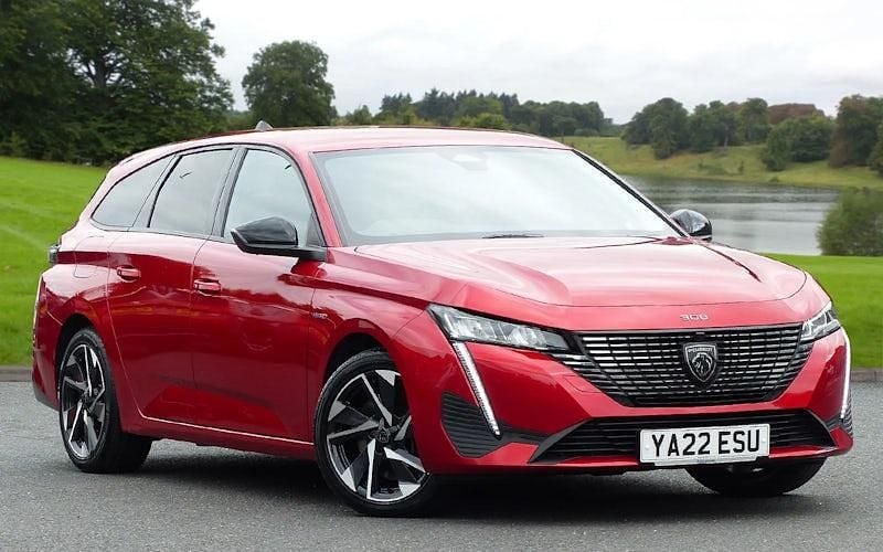 Red Used 2022 Peugeot 308 Allure Premium Estate | £16,950 (Fair price) - Image 1/4