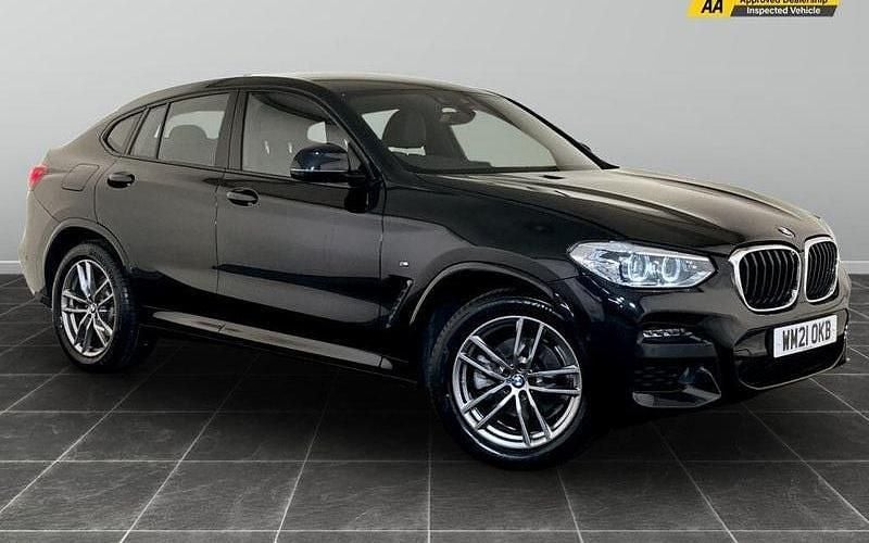 Black Used 2021 BMW X4 M Sport SUV | £19,595 (Good price) - Image 1/2