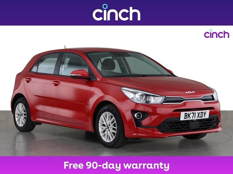 Red Used 2021 Kia Rio 2 Hatchback | £12,999 (Fair price) - Image 1/3