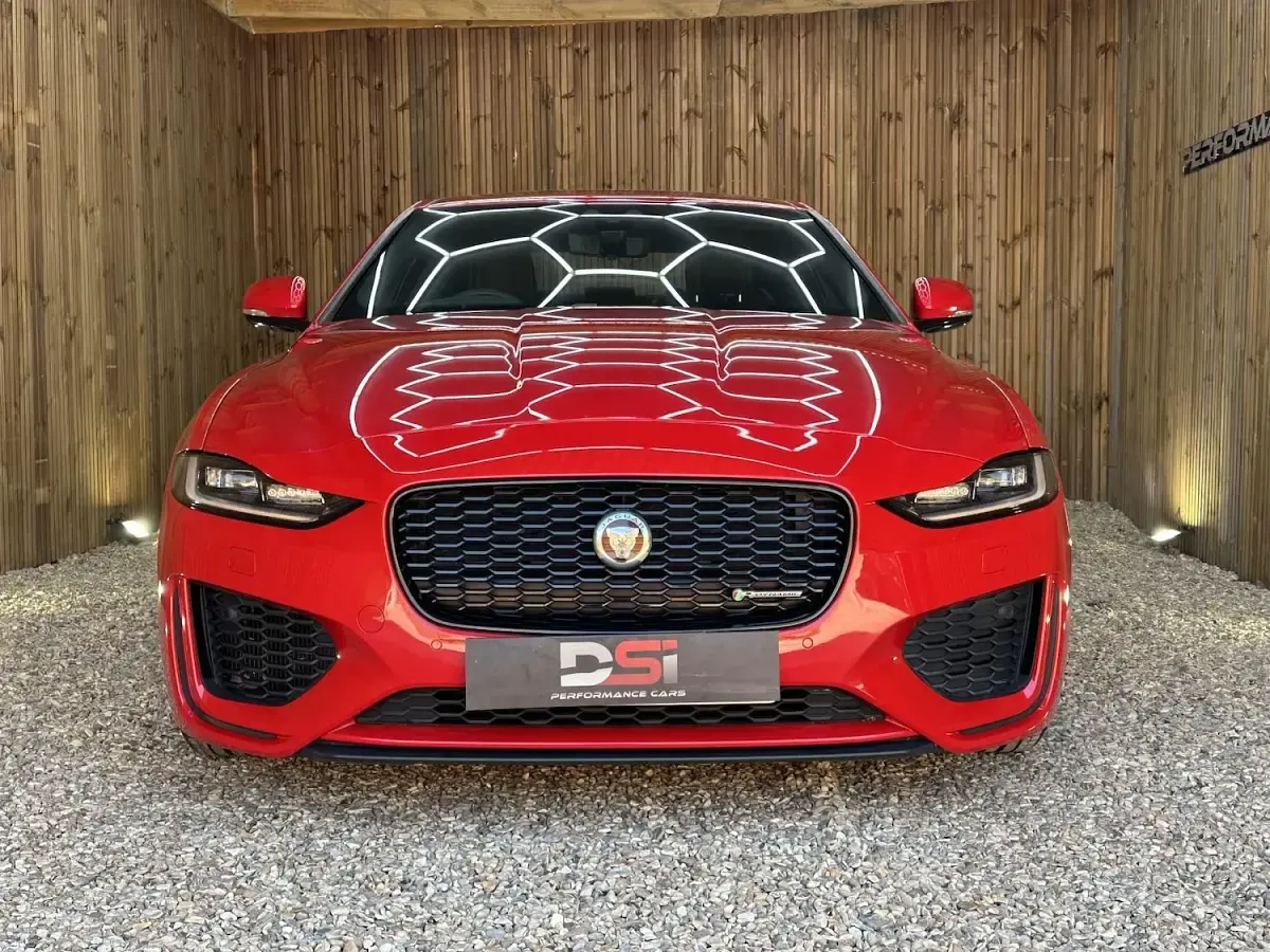 Used Jaguar XE R-Dynamic 300 HP (220 kW) 2019 Red Sedan