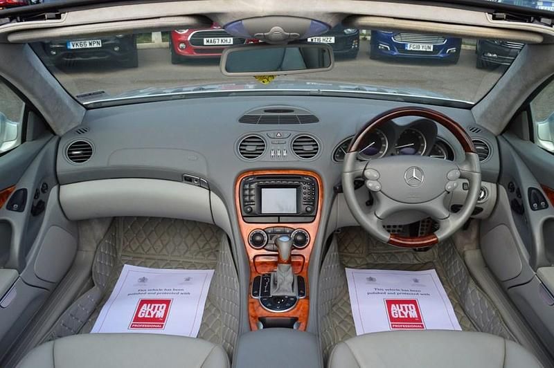 Used Mercedes SL500 308 HP (226 kW) 2003 Diamond silver Cabriolet