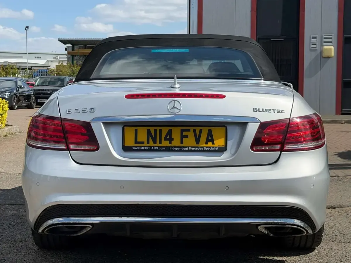 Used Mercedes E350 AMG 252 HP (185 kW) 2014 Silver Cabriolet