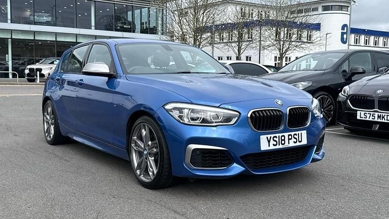 Used BMW M140 M Sport 335 HP (246 kW) 2018 Blue Hatchback