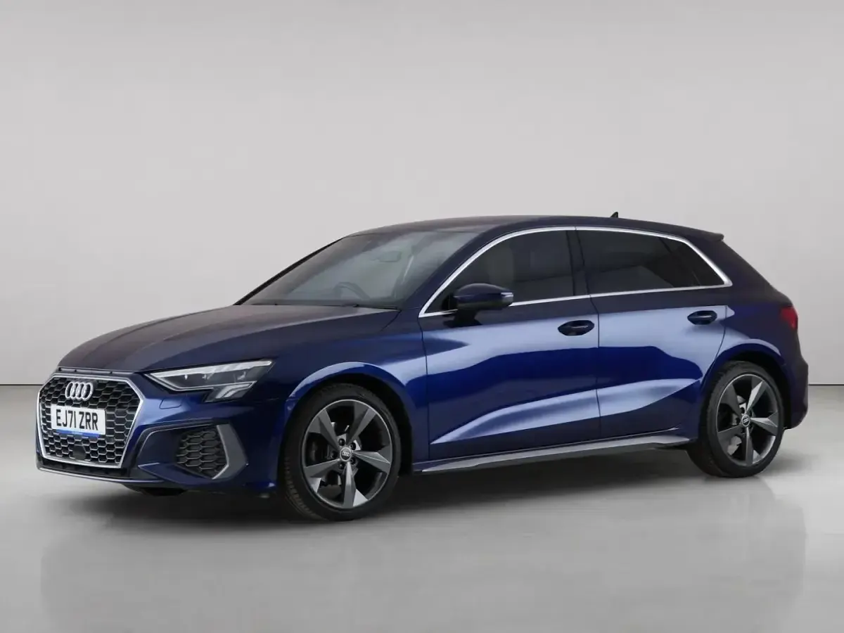 Used Audi A3 Sportback S-Line 110 HP (80 kW) 2022 Blue Hatchback