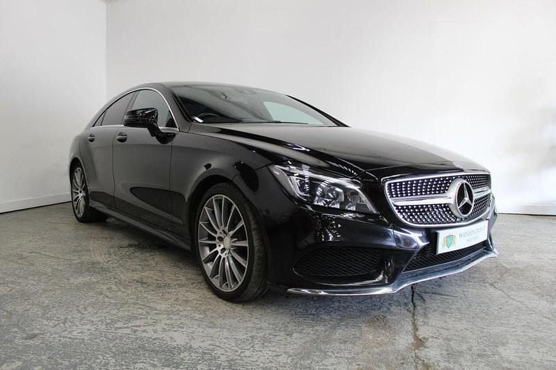Black Used 2015 Mercedes CLS220 AMG line Coupe | £10,995 (Fair price) - Image 1/3