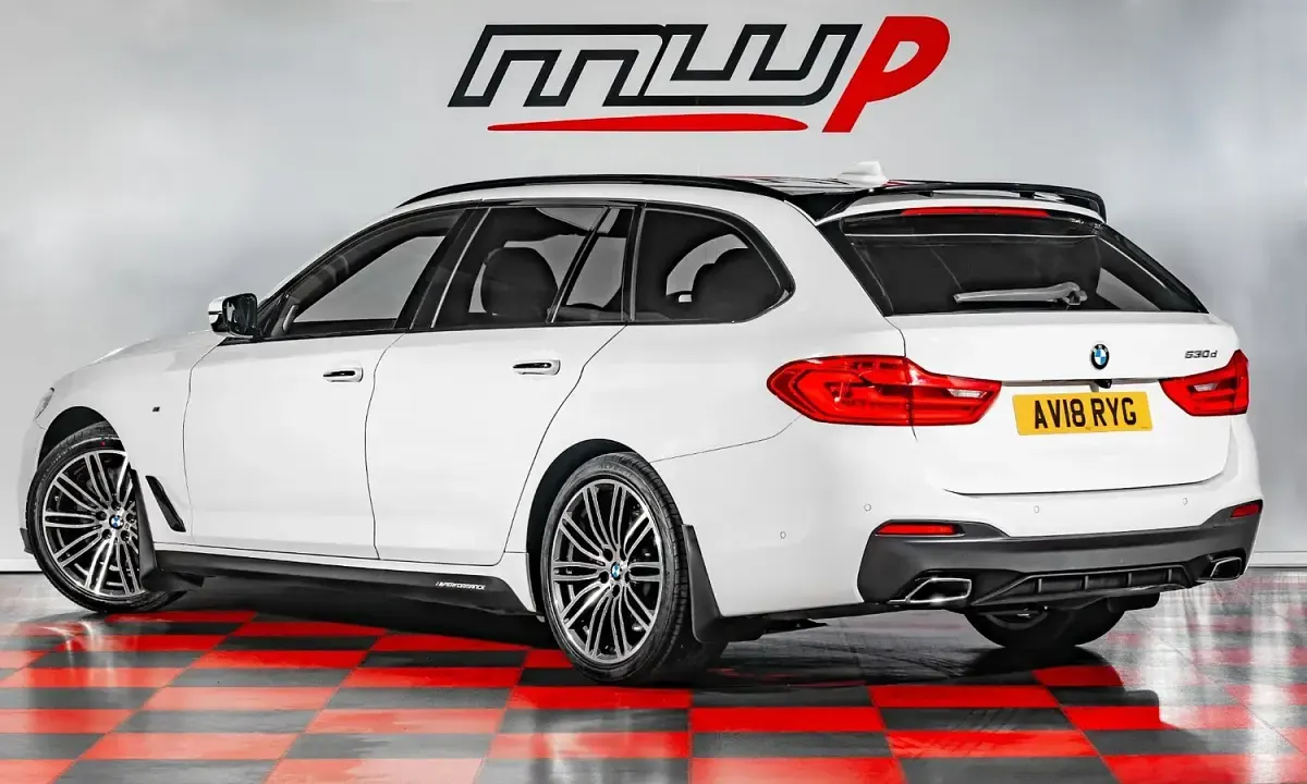 Used BMW 530 M Sport 335 HP (246 kW) 2018 White Estate