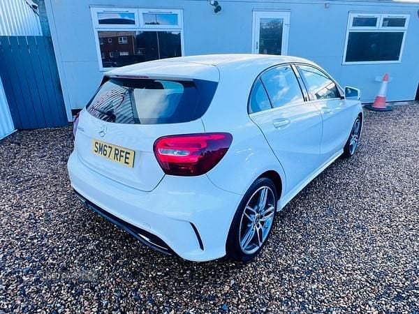 Used Mercedes A220 AMG line 2018 White Hatchback