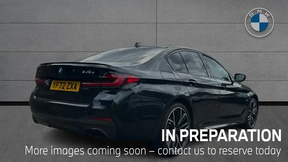 Used BMW 545e M Sport 389 HP (286 kW) 2022 Black Sedan