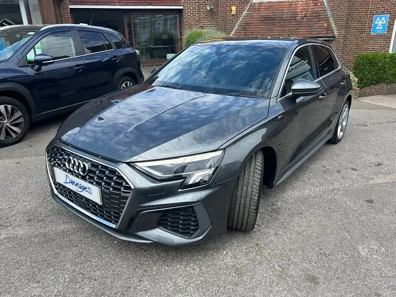 Used Audi A3 Sportback S-Line 110 HP (80 kW) 2021 Grey Hatchback