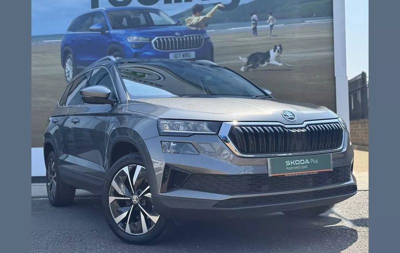 Grey Used 2022 Skoda Karoq SE L SUV | £20,240 (Fair price) - Image 1/4