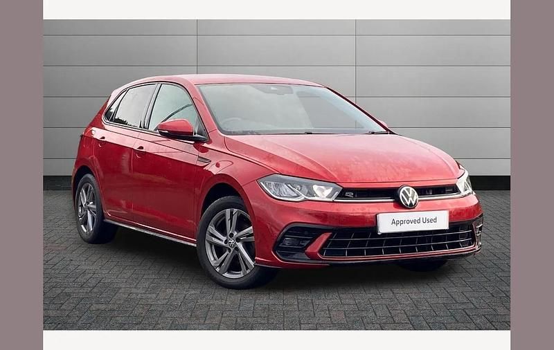 Kings red Used 2022 VW Polo R-line Hatchback | £17,295 (Fair price) - Image 1/3