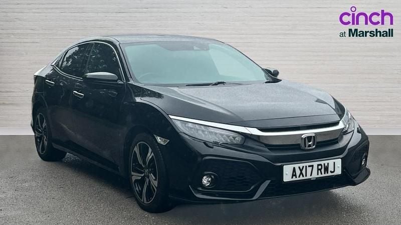 Black Used 2017 Honda Civic Prestige | £15,220 (Fair price) - Image 1/4