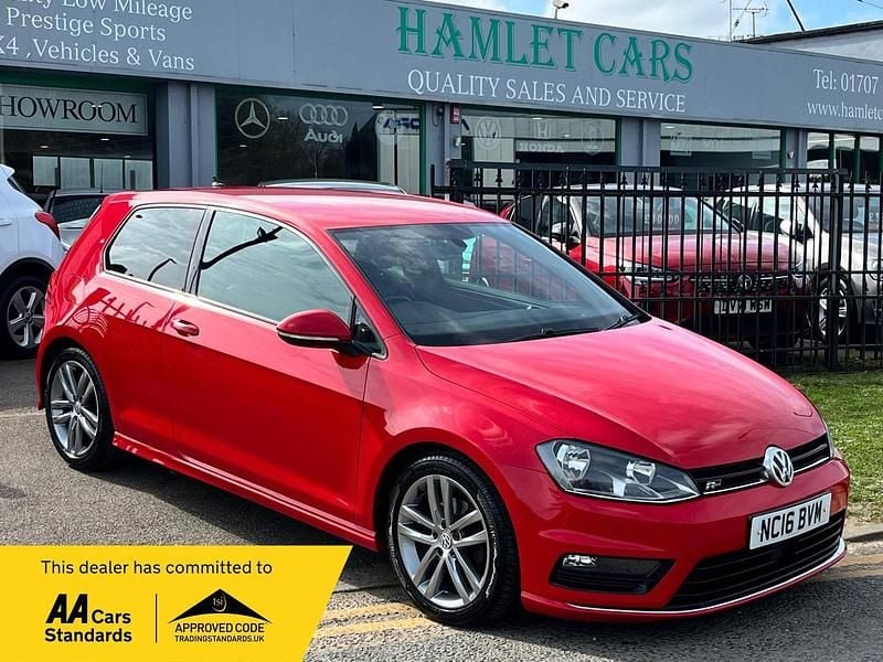 Used VW Golf VII R-line 2016 Red Hatchback