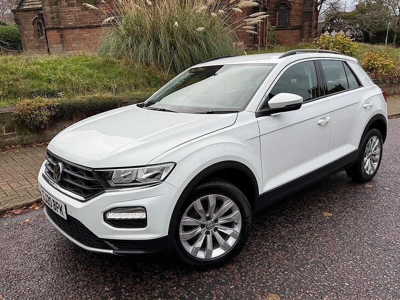 Used VW T-Roc SE 115 HP (84 kW) 2020 White SUV