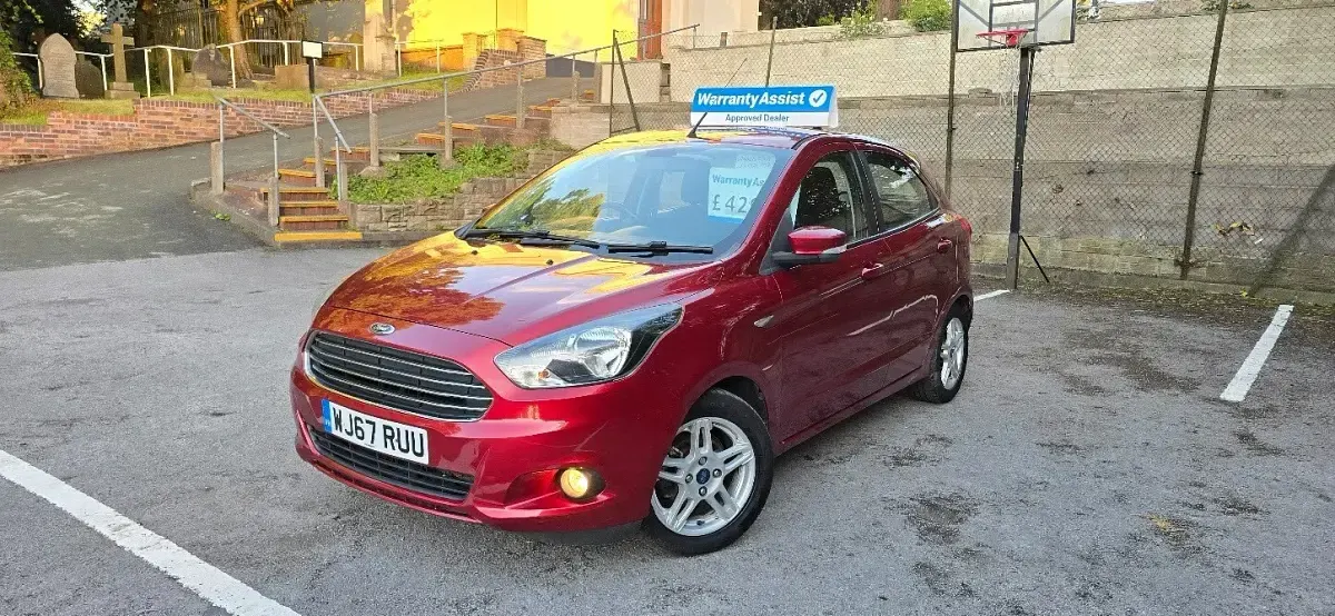 Used Ford Ka Plus Zetec 2017 Red Hatchback