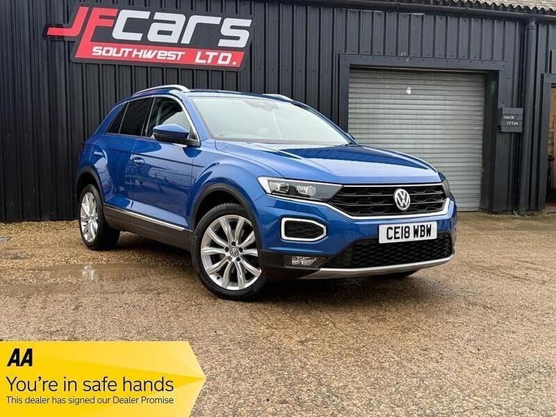 Blue Used 2018 VW T-Roc SEL SUV | £11,295 (A bit pricey) - Image 1/4