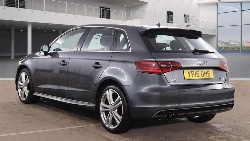 Used Audi A3 Sportback S-Line 150 HP (110 kW) 2015 Grey Hatchback