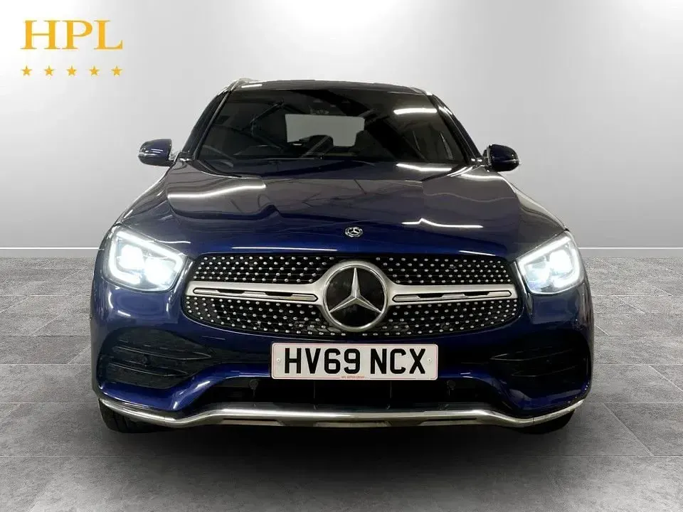 Used Mercedes GLC300 AMG line 245 HP (180 kW) 2019 Blue SUV
