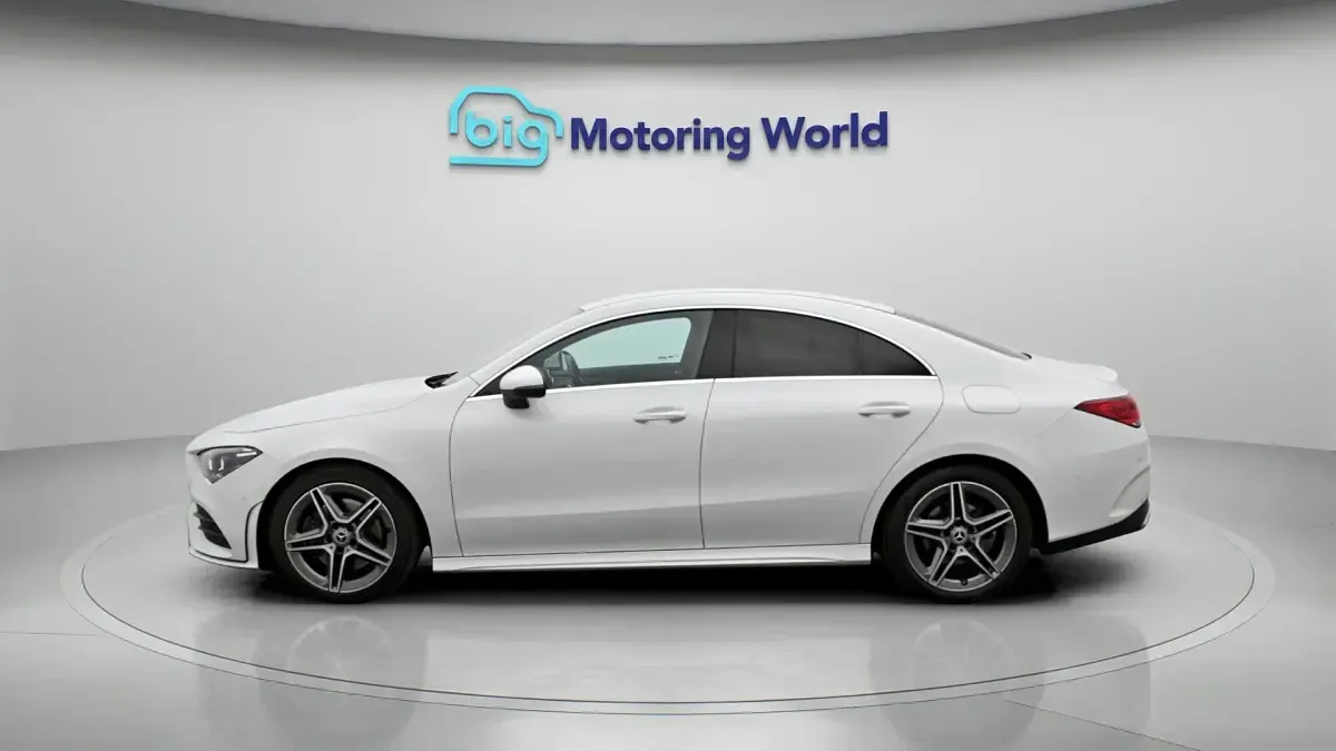 Used Mercedes CLA200 AMG line 163 HP (119 kW) 2022 White Coupe