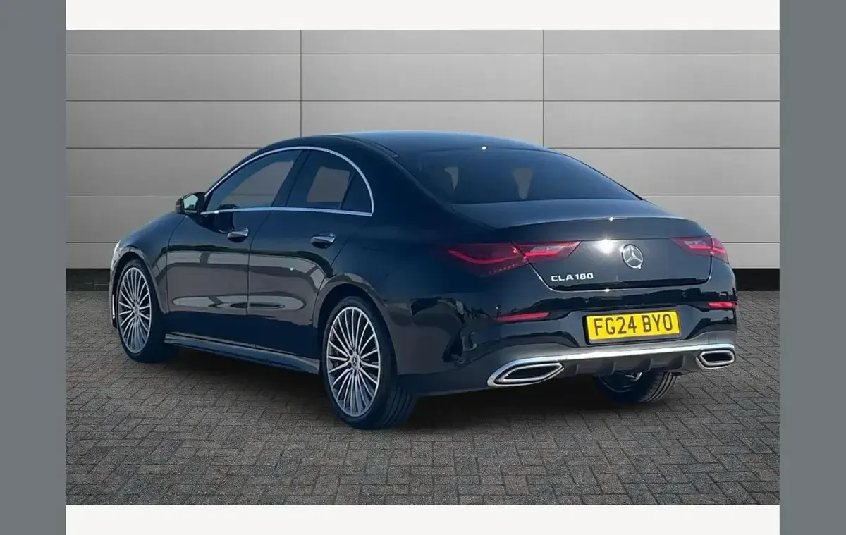 Used Mercedes CLA180 AMG Line Premium 134 HP (98 kW) 2024 Black Coupe
