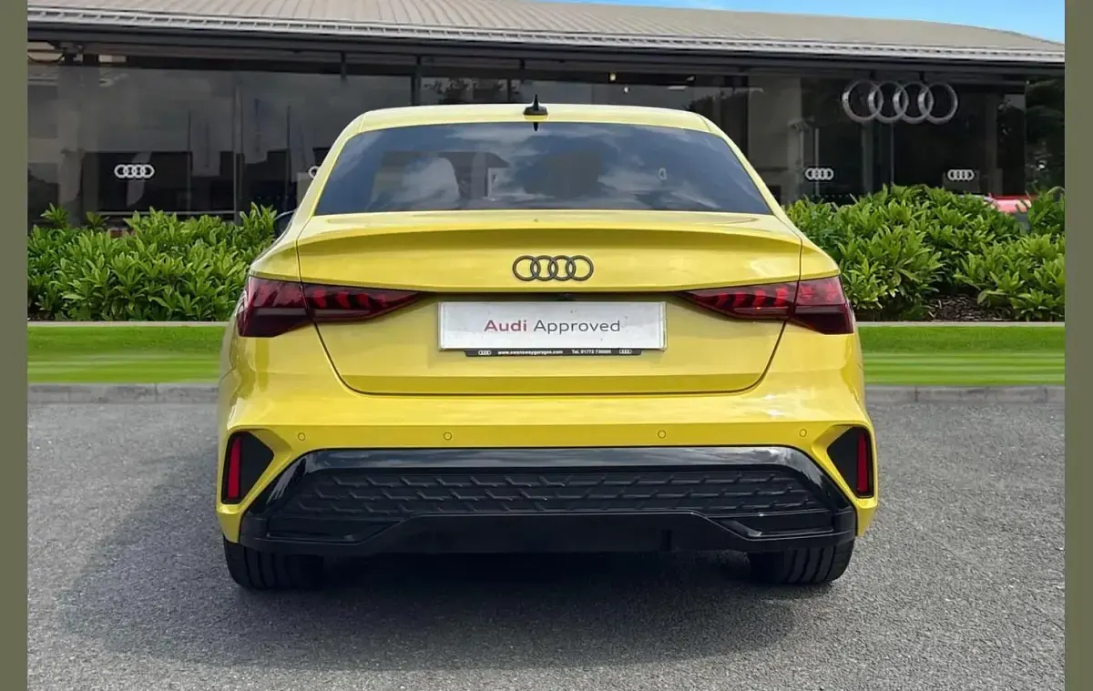 Used Audi A3 Black Edition 150 HP (110 kW) 2025 Yellow Sedan