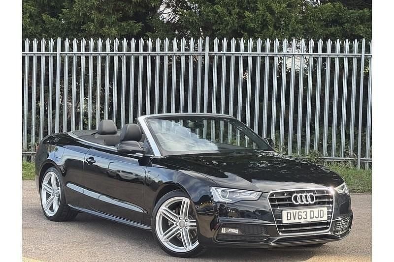 Used Audi A5 Cabriolet S-Line 177 HP (130 kW) 2013 Black Cabriolet