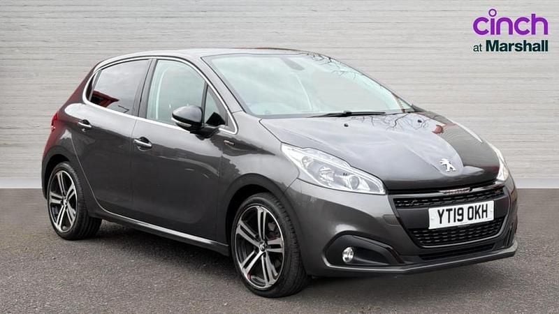 Used Peugeot 208 GT-line 109 HP (80 kW) 2019 Grey Hatchback