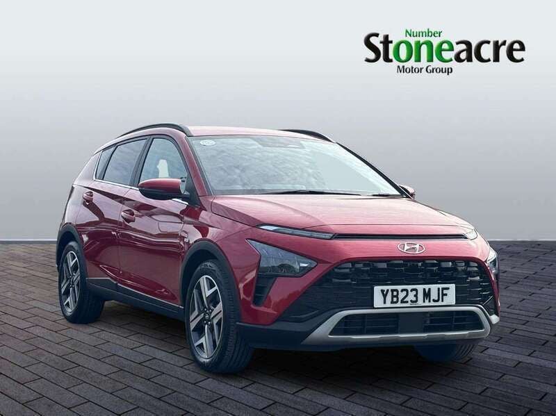 Red Used 2023 Hyundai Bayon Premium SUV | £14,858 (Fair price) - Image 1/4