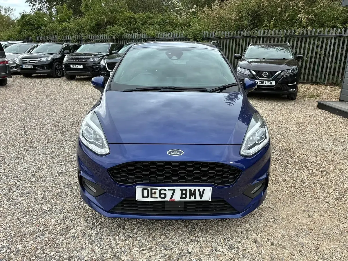 Used Ford Fiesta ST-Line 140 HP (102 kW) 2017 Blue Hatchback