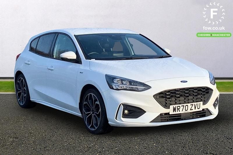 White Used 2020 Ford Focus ST-Line X Hatchback | £14,699 (Fair price) - Image 1/3