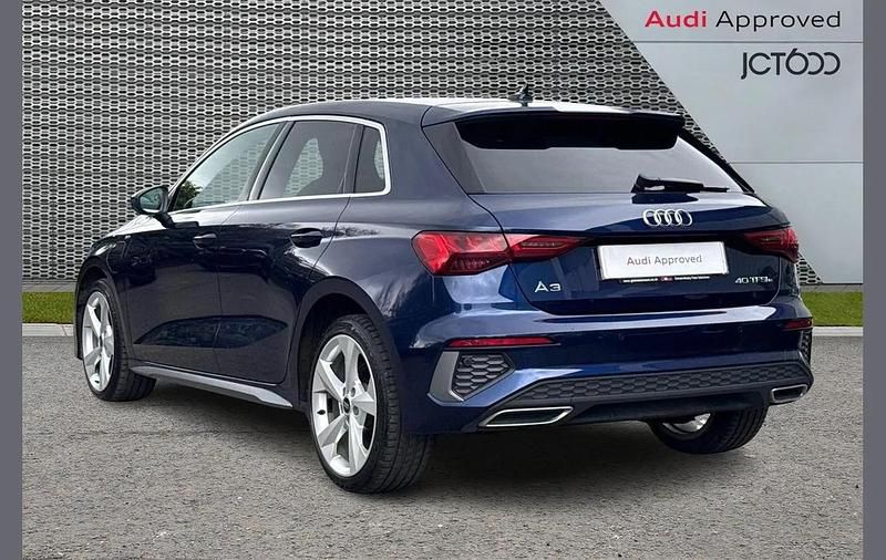 Used Audi A3 e-tron S-Line 200 HP (147 kW) 2024 Blue Hatchback