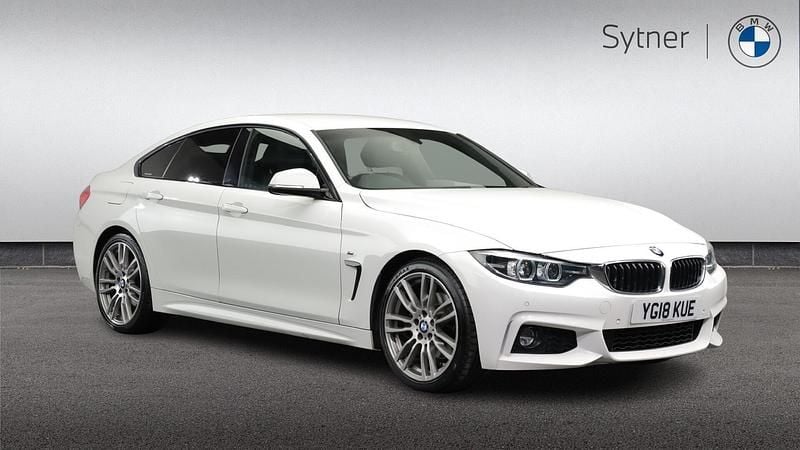 White Used 2018 BMW 430 Gran Coupé M Sport Coupe | £18,750 (Fair price) - Image 1/4
