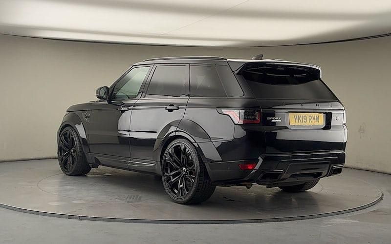 Used Land Rover Range Rover Sport Autobiography Dynamic 525 HP (386 kW) 2019 Santorini black SUV