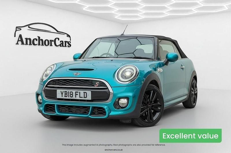 Used Mini Cooper S Cabriolet Hatch 192 HP (141 kW) 2018 Turquoise Cabriolet