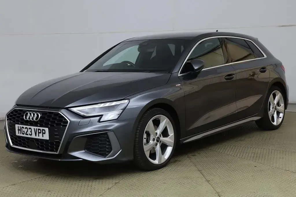 Used Audi A3 S-Line 150 HP (110 kW) 2023 Grey Sedan