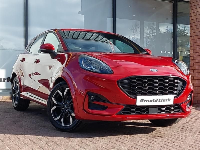 Red Used 2020 Ford Puma Gen-E ST-Line X Hatchback | £14,498 (A bit pricey) - Image 1/4