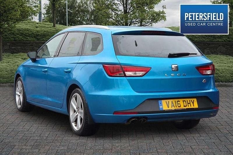 Used Seat Leon FR 125 HP (91 kW) 2016 Blue Estate