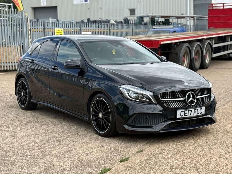 Black Used 2017 Mercedes A200 AMG Line Premium Hatchback | £9,795 (Fair price) - Image 1/4