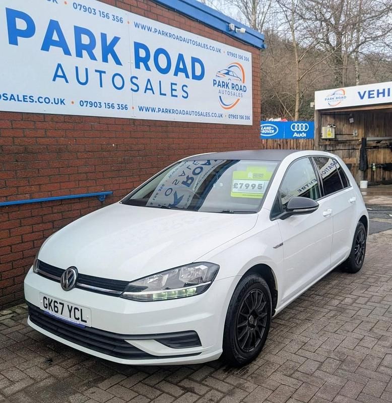 White Used 2017 VW Golf VII S Hatchback | £7,995 (Fair price) - Image 1/3