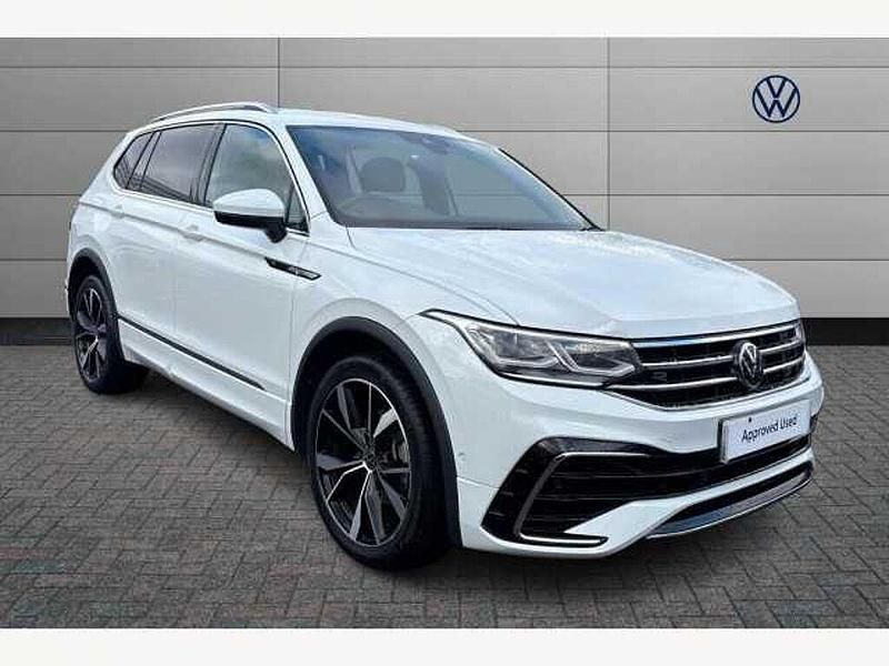 White Used 2023 VW Tiguan Allspace R-line SUV | £27,850 (Fair price) - Image 1/1
